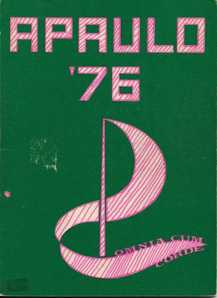 The cover of George Hollo's high school yearbook. 