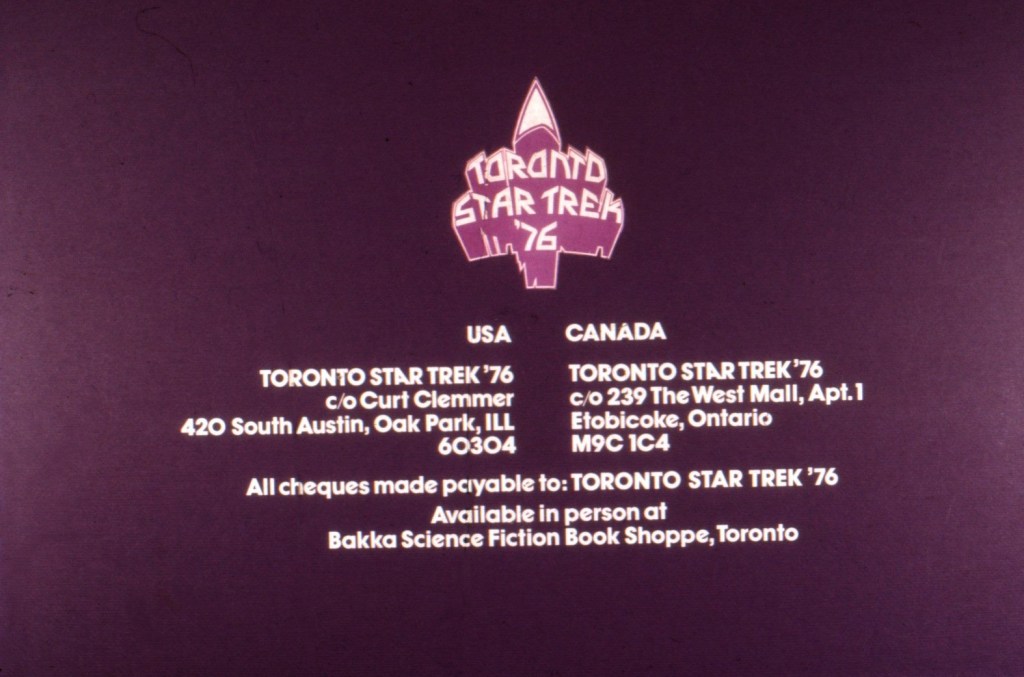 An image of the text-based TV commercials that ran on local TV. This screen provided two mail-order ticket addresses, plus the statement that tickets were also for sale at Bakka. 