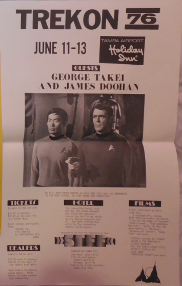 A flyer for Trekon 76