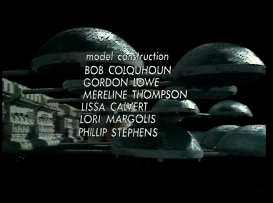 A screencap from the closing credits of The Starlost, episode 3.